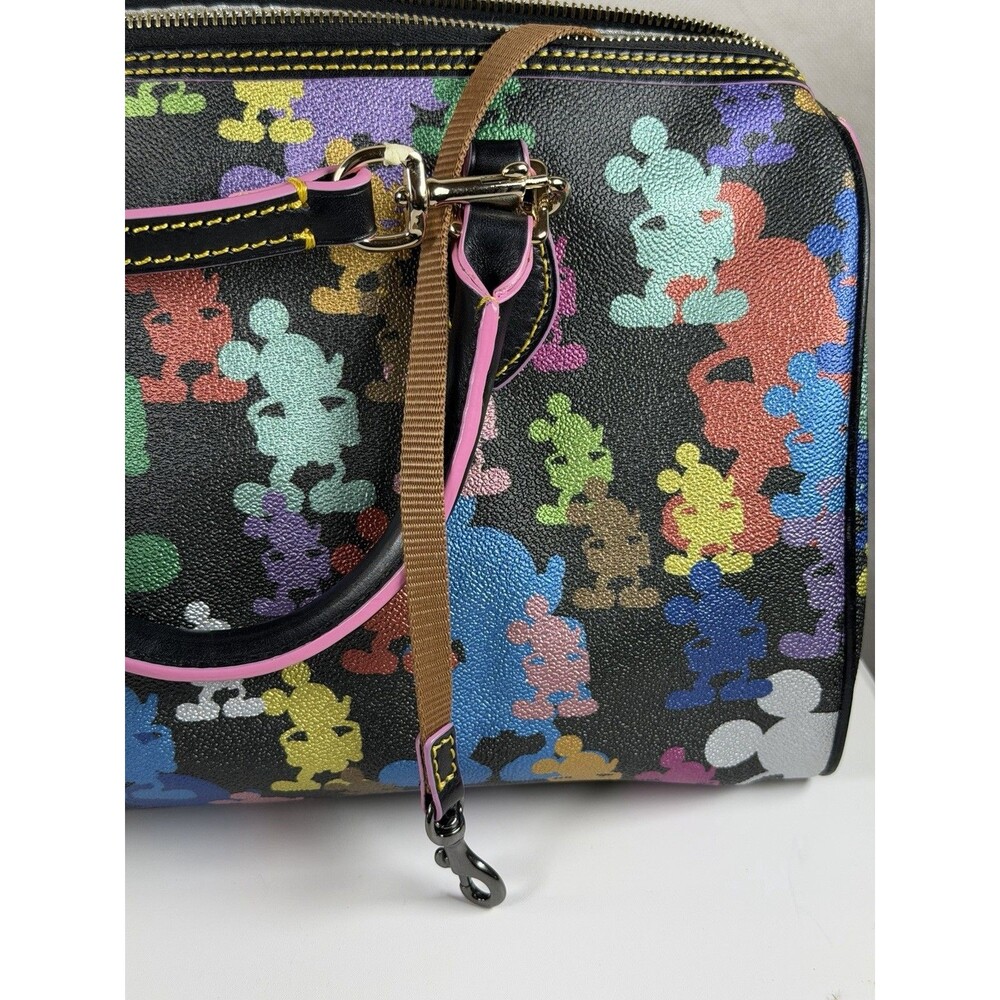 Disney Dooney & Bourke 10th Anniversary Wonder Mickey Mouse Satchel Bag Purse - Picture 7 of 12